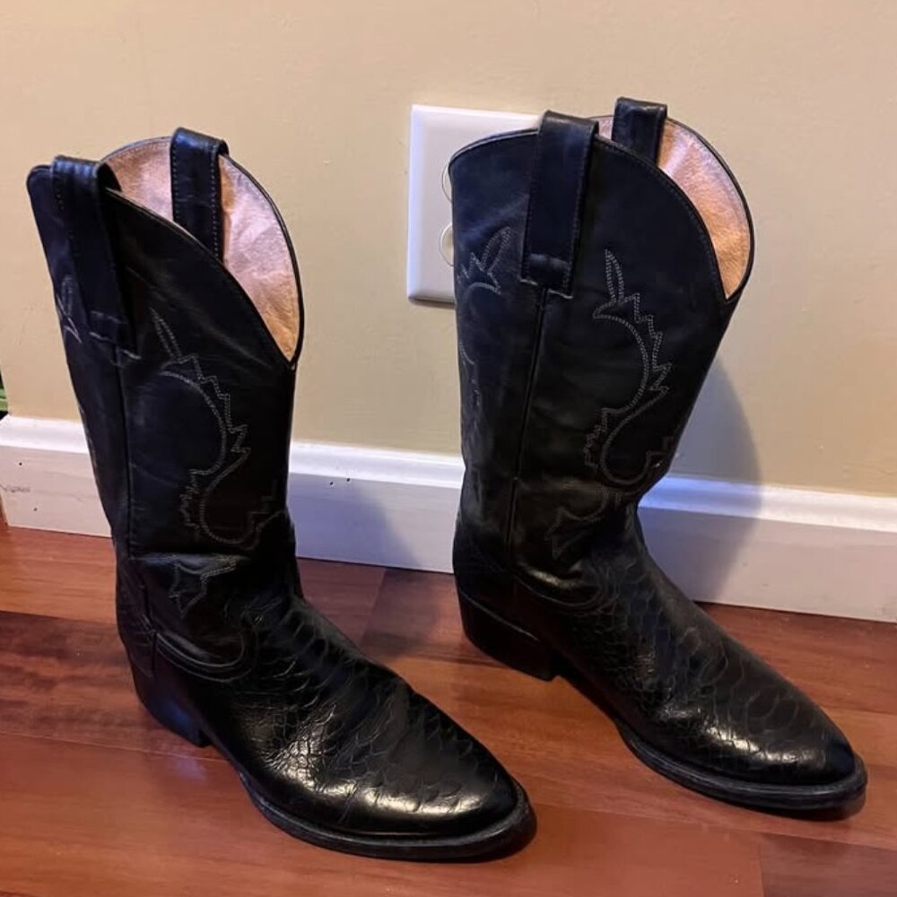 Black Star 5581 Leather Cowboy Boot